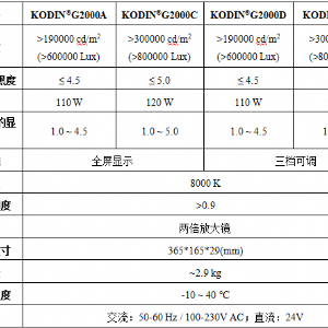 KODIN G2000系列工業(yè)射線觀片燈 